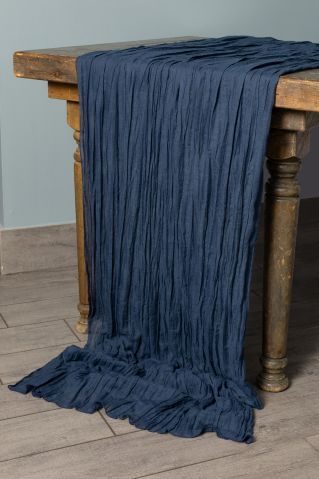 Specialty Harmony Navy table runner
